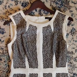 BCBG Maxazria black and white shift, 8